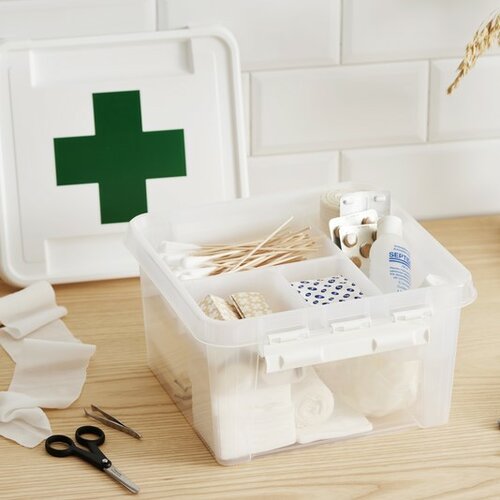 SmartStore Deco elsősegélydoboz, 8 l, fehér