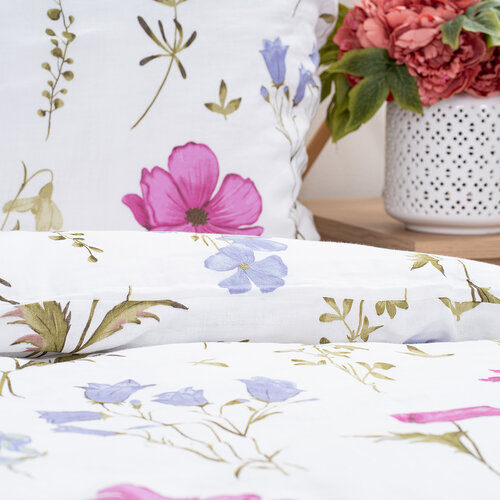 4Home Muslin posteljnina Wildflower Harmony, 140 x 200 cm, 70 x 90 cm