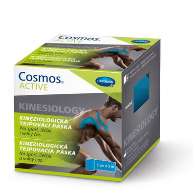 Cosmos Tape Active 5 cm x 5 m, albastru