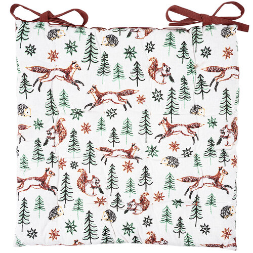 Home Elements Prešiti sedežni blazin Lišky, 40 x40 cm