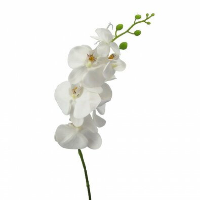 Sztuczny Phalenopsis biały, 86 cm