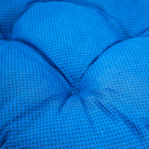 Siedzisko Kropka niebieski, 42 x 42  cm
