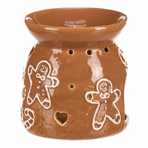 Lampă cu aromă de Crăciun Gingerbread, ceramică,11 cm