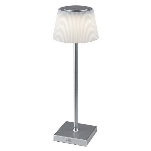 Rabalux 76013 stolní LED lampa Taena, 4 W, stříbrná