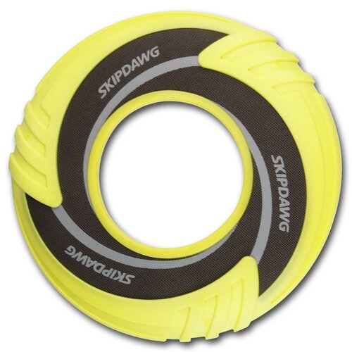 GiGwi Latający talerz dla psów Skipdawg Duroflex Disc żółty, średnica 23 cm