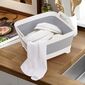 4Home Zložljivo silikonsko korito Clean z odtokom