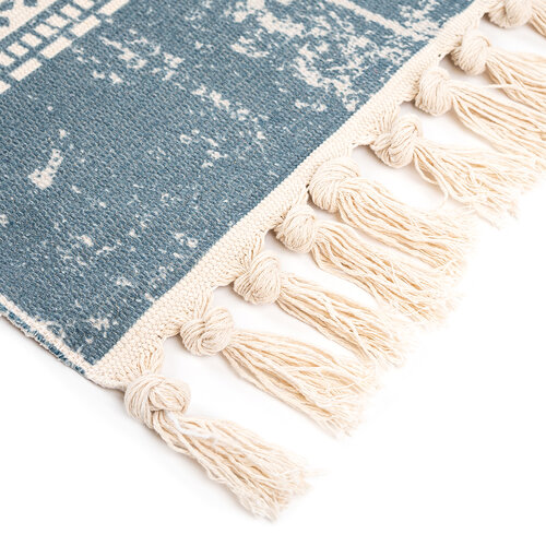 Teppichläufer Streifen grau, 60 x 90 cm