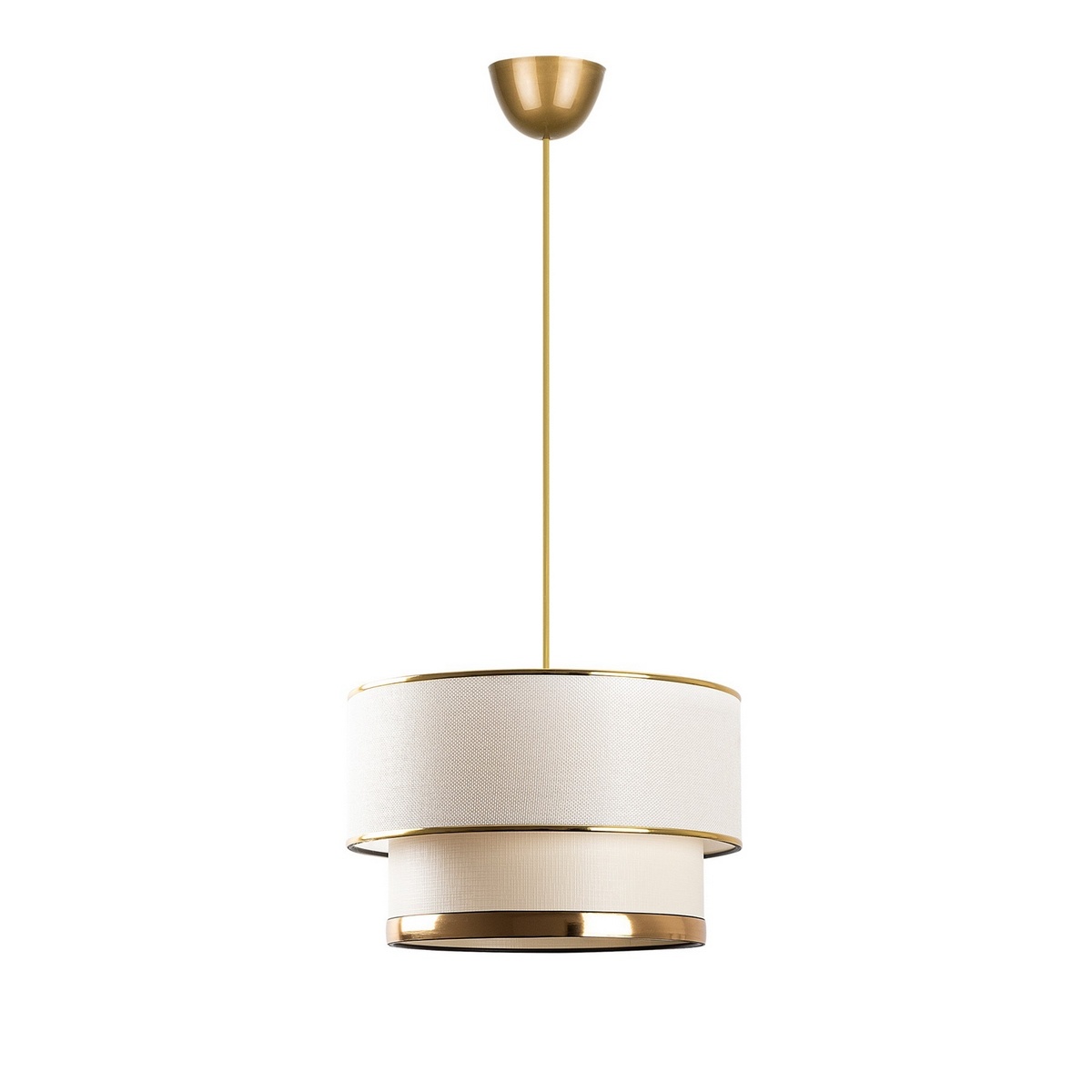 Závěsný lustr Cake - Cream, Gold