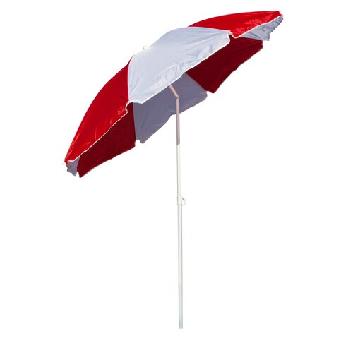 Umbrelă de plajă Happy Green cu articulațieStrip 180 cm, culori mixte