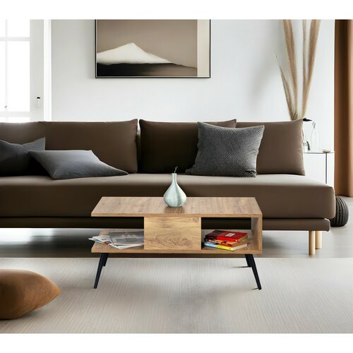 Couchtisch Bukle Atlantic Pine and Black