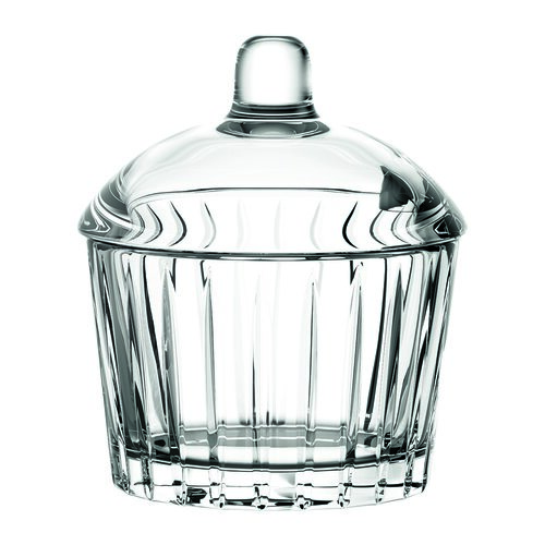 Altom Set of glass sugar bowl and milk jug Venus