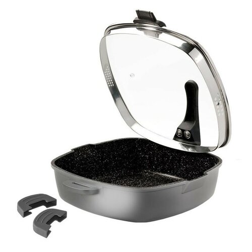 Tavă de copt cu capac Stoneline Future, 28 x 28 cm