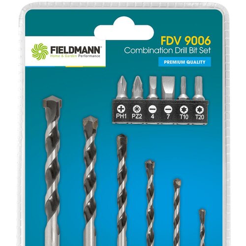 Fieldmann FDV 9006 komplet svedrov in bitov, 12kos