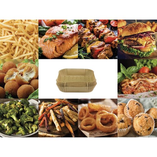 Beper C103ACC003 forme de hârtie pentru friteuzecu aer cald, 50 buc