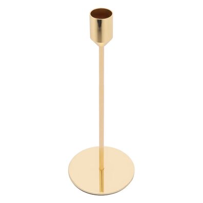 Suport de lumânare Altom din metal auriu, 22,5 cm