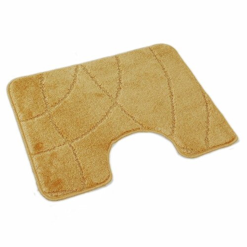 Kvalitex WC-Matte Labyrinth Gold, 60 x 50 cm