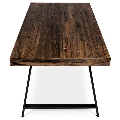 Stół do jadalni z litego drewna 180 x 90 cm, sosna