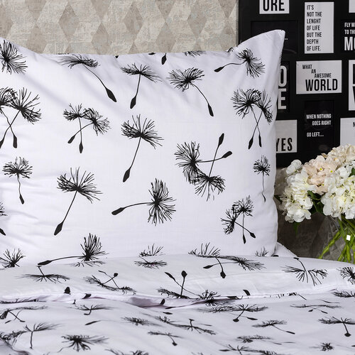 Lenjerie de pat 4Home Dandelion, din bumbac, 140 x 200 cm, 70 x 90 cm