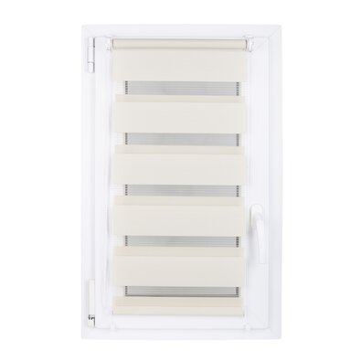 Рулонна штора ДЕНЬ і НІЧ кремова, 68 x 210 см