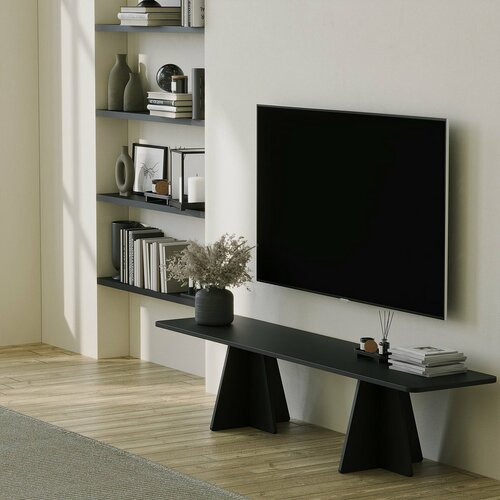 Televízny stolík Mushroom Black