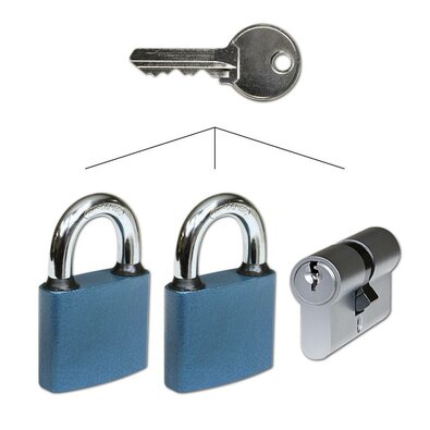 Komplet za skupni zapir RV.EO.OVAL.SET, 2+1