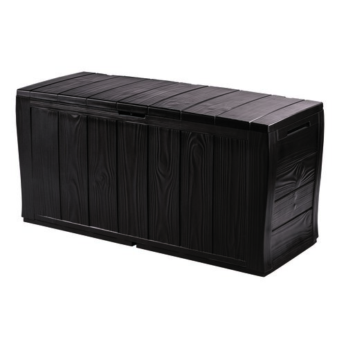 Keter Garten-Aufbewahrungsbox Sherwood braun, 270 l, 117 x 57 x 45 cm