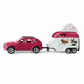Schleich 42535 Przygoda z samochodem i przyczepą oraz koniem