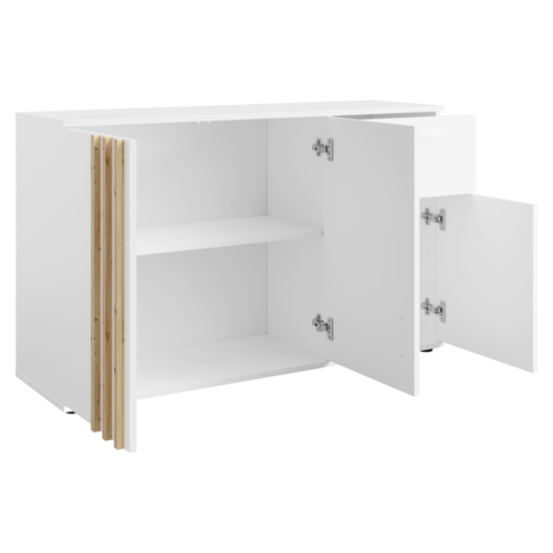 Kommode TOLIS 3D1S, Weiß