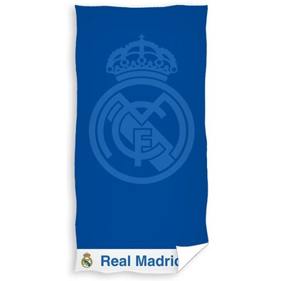 Žakárová osuška Real Madrid Blue, 86 x 160 cm