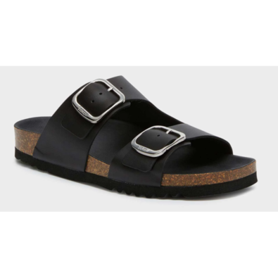 Papuci Scholl Pauleen, negru, mărimea 39