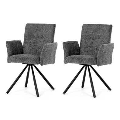Étkezőszék szett visszahúzható mechanizmussalDCH-W1117 GREY2, 2 db