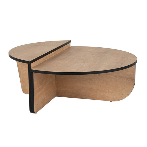 Stolik konferencyjny Orion Honey Oak Black