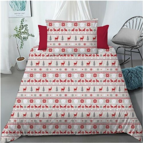 Bombažna posteljnina Ať sněží, 140 x 200 cm, 70 x90 cm