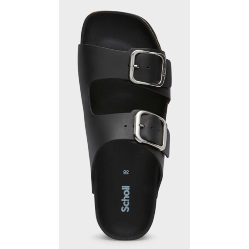 Papuci Scholl Pauleen, negru, mărimea 39