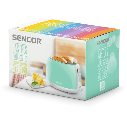 Sencor STS 31GR toster, turkusowy