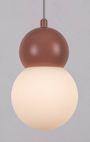 Rabalux 72280 závesné detské svietidlo z kovu a skla Gellia, ružová