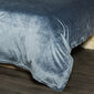 4Home Narzuta na łóżko Salazar szaroniebieski, 220 x 240 cm, 2x 40 x 40 cm