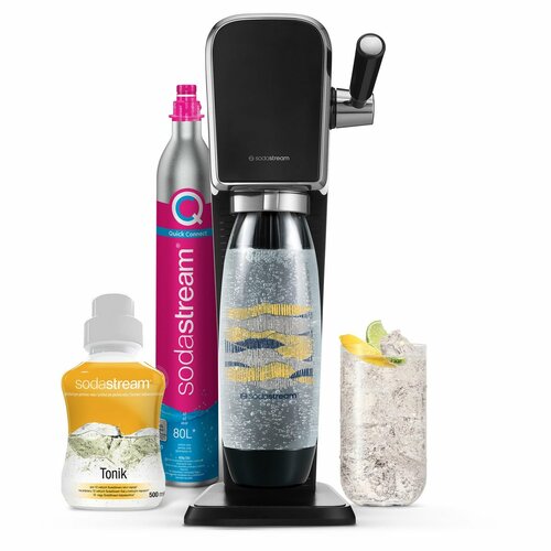 Sodastream Art Black Tonic Megapack aparat za pripravo peneče vode