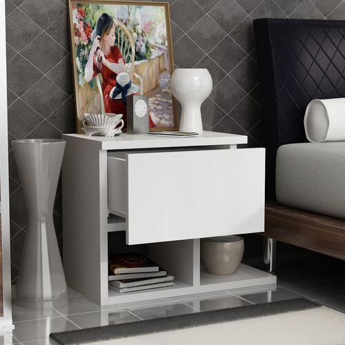 Nachttisch Yasso White