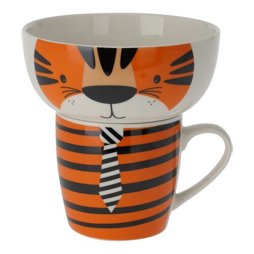 Otroški komplet skodelice in vrčka Mali tiger, porcelan
