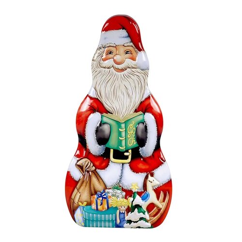 Altom Santa Claus fémdoboz kekszhez és mézeskalácshoz 23 x 13 cm