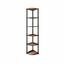 Corner Walnut polc, 6 polcok
