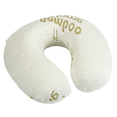 Perniţă pentru călătorii din spumă cu  memorie 4Home Bamboo, 32 x 20 cm