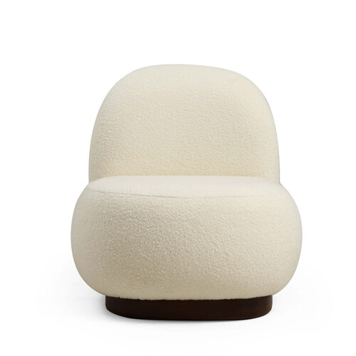 Polstersessel Tina Bouclet White