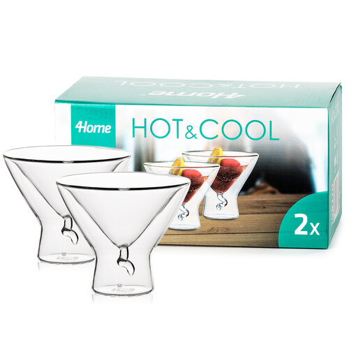 4Home Pahare termo Elegante Hot&Cool, 200 ml, 2 buc.
