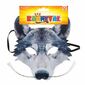 Rappa Kindermaske Wolf mit Borsten