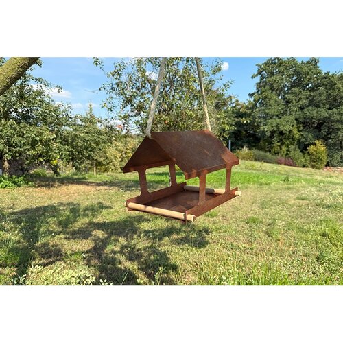 Nido Ptačí krmítko 30 x 25 x 23 cm, corten CORGARDEN 1039