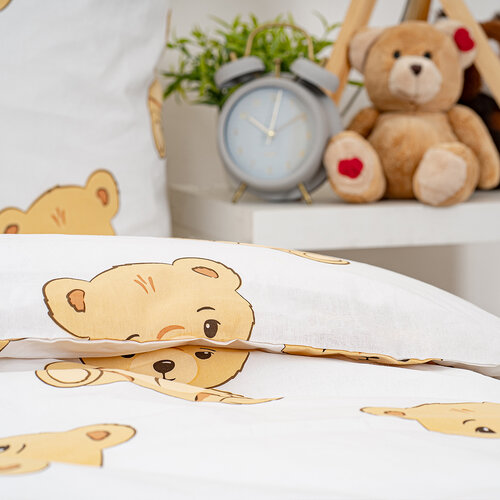 Lenjerie de pat din bumbac 4Home Teddies , 140 x200 cm, 70 x 90 cm