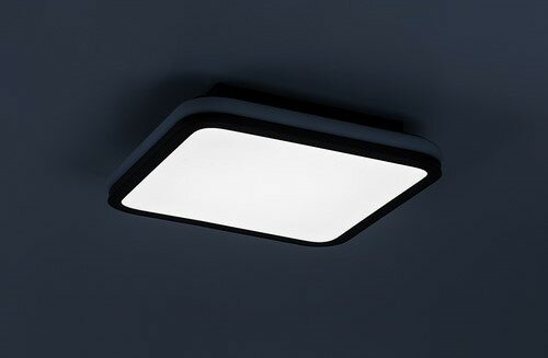 Rabalux 71399 funkčné stropné LED svietidlo Serkan 43W, čierna/biela