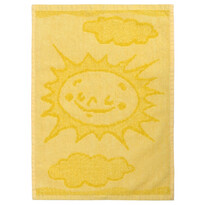 Дитячий рушник Sun жовтий, 30 x 50 см